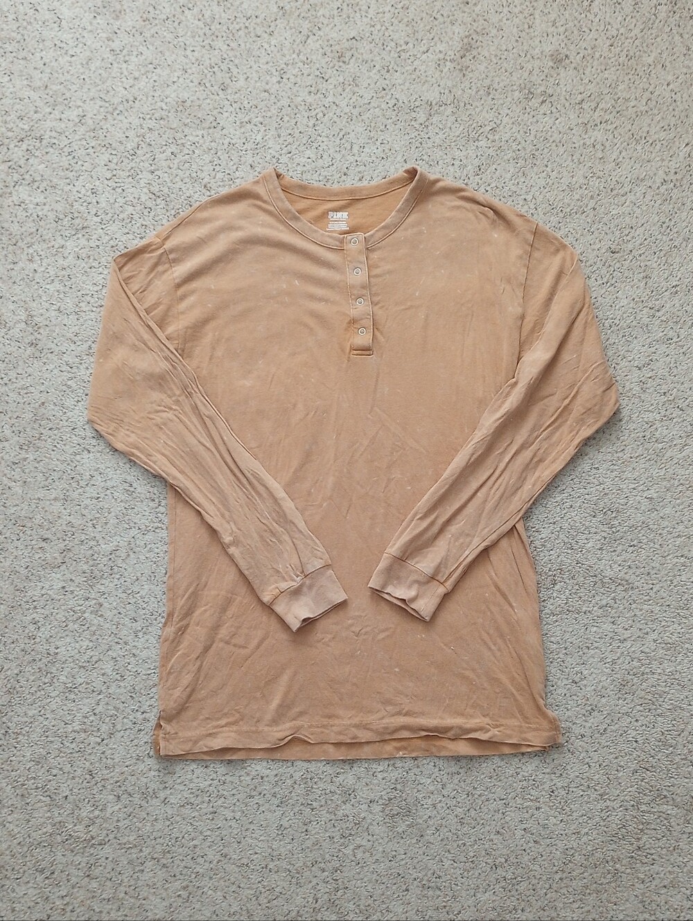 PINK Victoria's Secret Tan Orange Long Sleeve Size Small